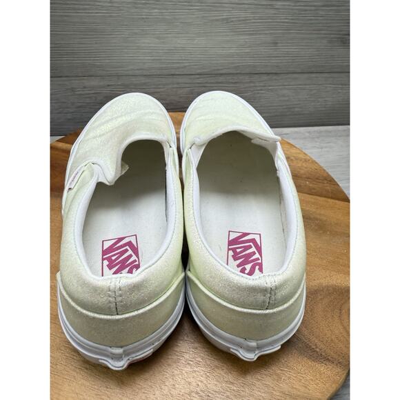 Vans Classic Slip On Uv Glitter Sneakers Low Top Women 9.5 - Picture 6 of 9